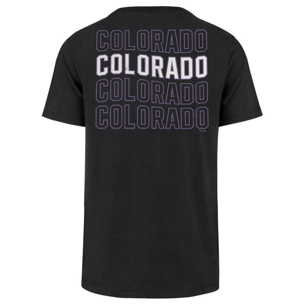 Colorado Rockies '47 Hang Back Franklin T-Shirt - Black T-shirts