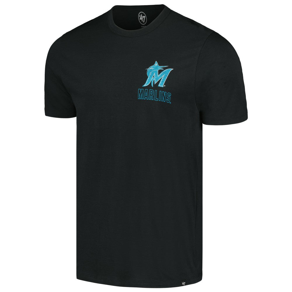Miami Marlins '47 Hang Back Franklin T-Shirt - Black T-shirts