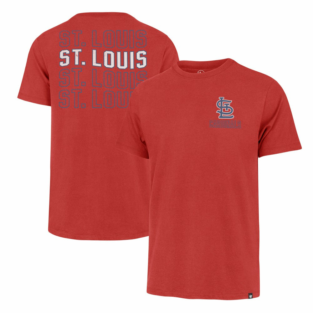 St. Louis Cardinals '47 Hang Back Franklin T-Shirt - Red T-shirts