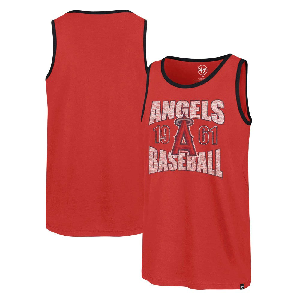 Los Angeles Angels '47 Upload Franklin Tank Top - Red Tanks