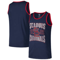 St. Louis Cardinals '47 Upload Franklin Tank Top - Navy Tanks