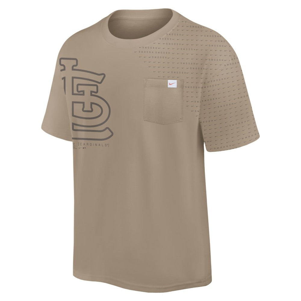 St. Louis Cardinals Nike Statement Max90 Pocket T-Shirt - Khaki T-shirts