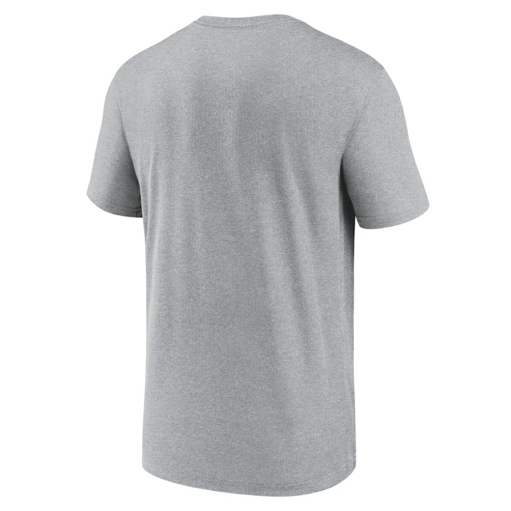 St. Louis Cardinals Nike Arch Baseball Stack Performance T-Shirt - Heather Charcoal T-shirts