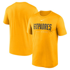 San Diego Padres Nike Knockout Legend Performance T-Shirt - Gold T-shirts