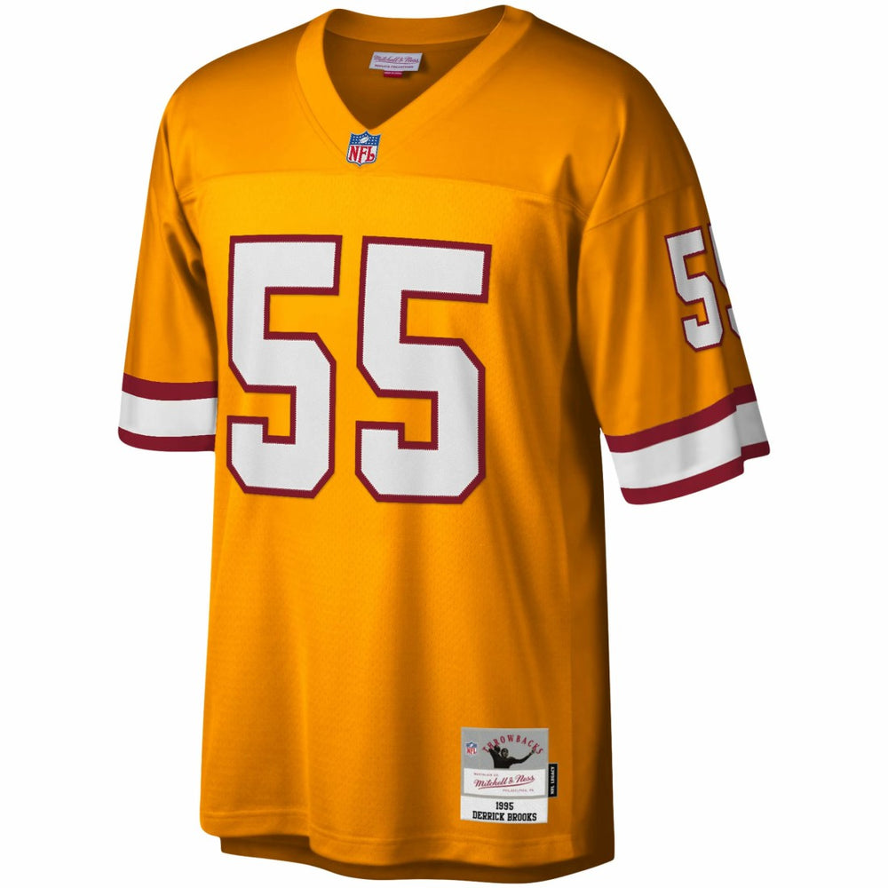 Derrick Brooks Tampa Bay Buccaneers Big & Tall 1995 Legacy Retired Player Jersey - Orange Jerseys