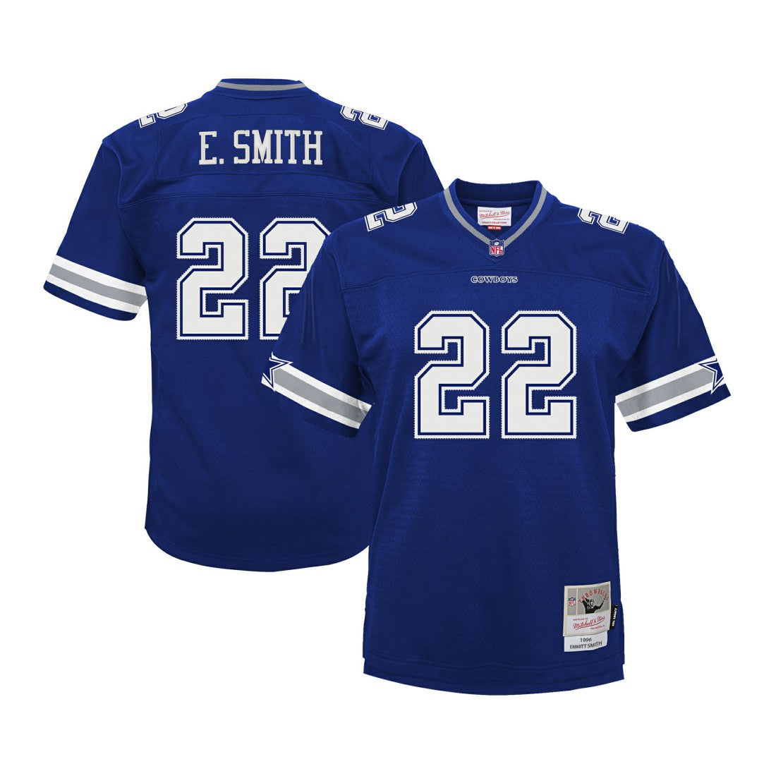 Emmitt Smith Dallas Cowboys Big & Tall 1996 Legacy Retired Player Jersey - Navy Jerseys