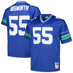 Brian Bosworth Seattle Seahawks Big & Tall 1987 Legacy Retired Player Jersey - Royal Jerseys