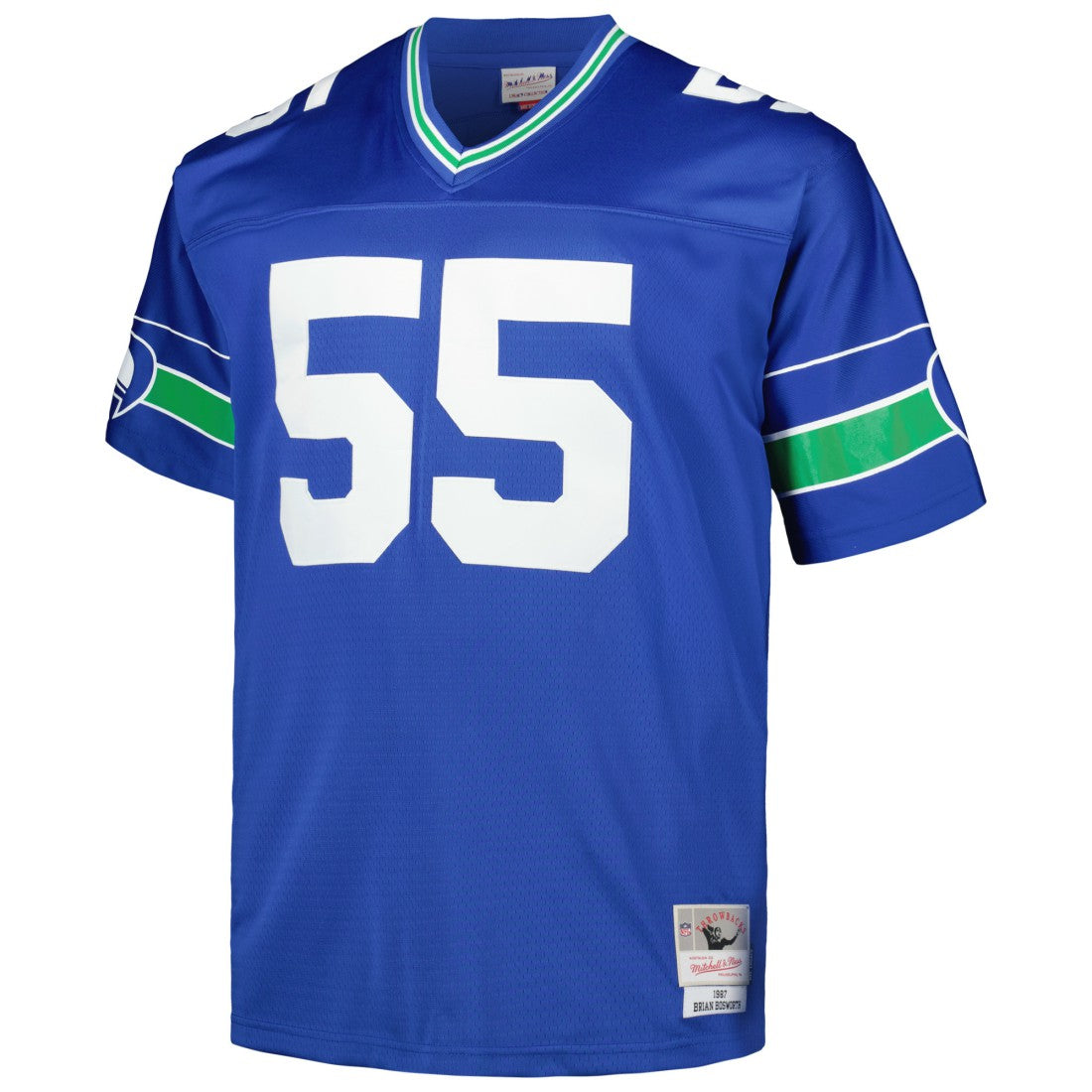 Brian Bosworth Seattle Seahawks Big & Tall 1987 Legacy Retired Player Jersey - Royal Jerseys