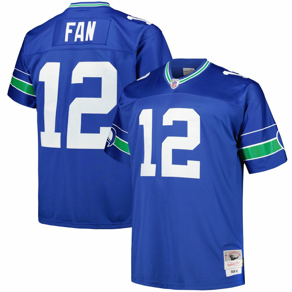 12s Seattle Seahawks Big & Tall Legacy Retired Player Jersey - Royal Jerseys