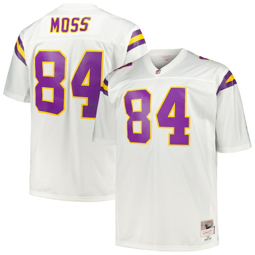 Randy Moss Minnesota Vikings Big & Tall 1998 Legacy Retired Player Jersey - White Jerseys