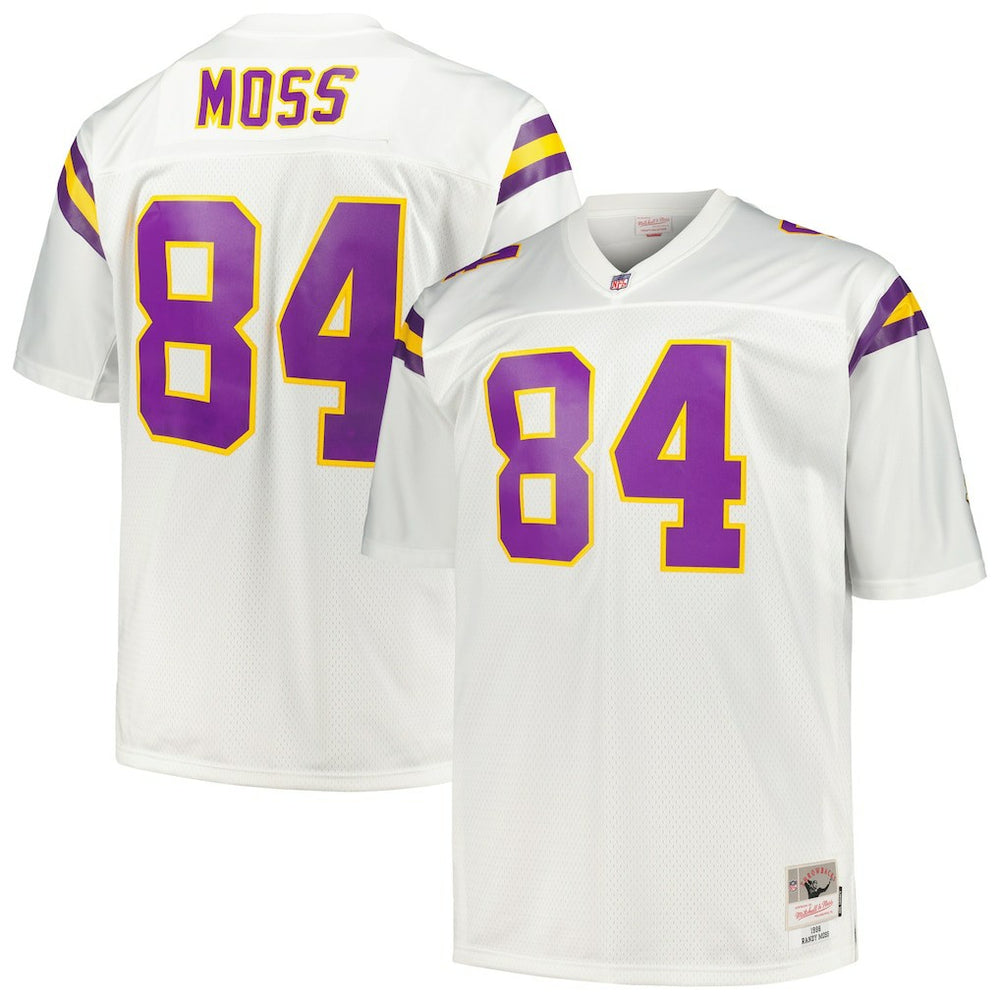 Randy Moss Minnesota Vikings Big & Tall 1998 Legacy Retired Player Jersey - White Jerseys