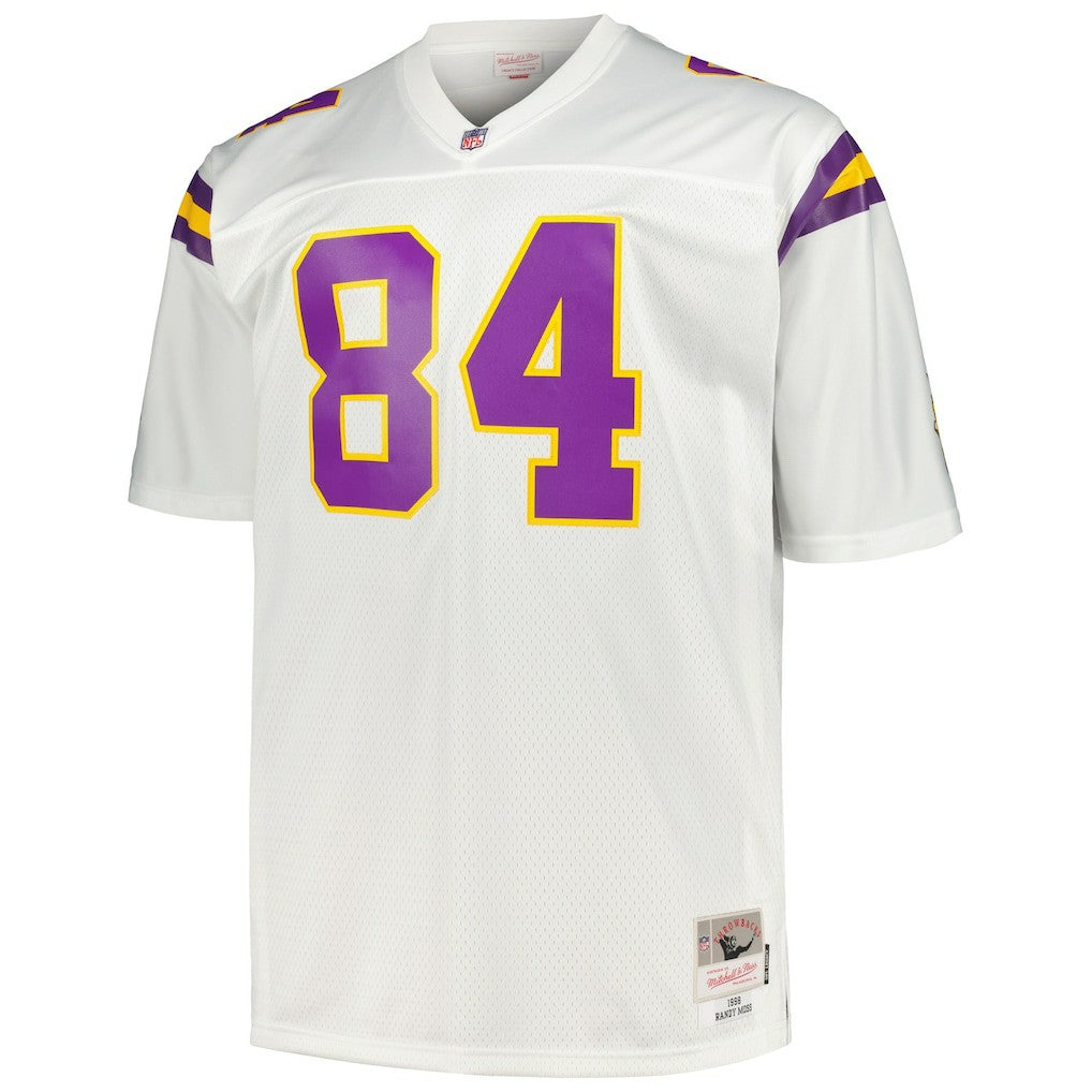 Randy Moss Minnesota Vikings Big & Tall 1998 Legacy Retired Player Jersey - White Jerseys