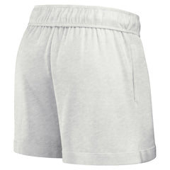 Los Angeles Dodgers Fanatics Women's Oversized Badge Lounge Shorts - Oatmeal Shorts