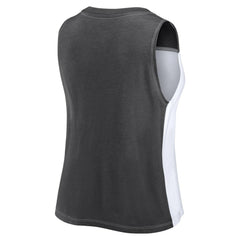 Chicago White Sox Fanatics Women's Color-Block Tank Top - Black/White Tanks