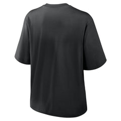 Chicago White Sox Nike Women's Knockout Boxy T-Shirt - Black T-shirts