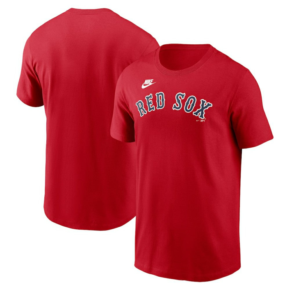 Boston Red Sox Nike Cooperstown Collection Wordmark T-Shirt - Red T-shirts