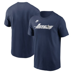 Houston Astros Nike Cooperstown Collection Wordmark T-Shirt - Navy T-shirts
