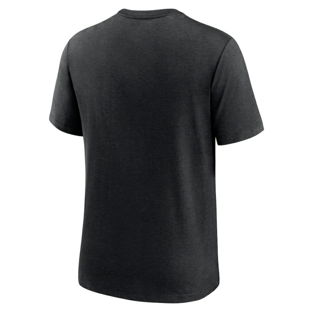 Arizona Diamondbacks Nike Cooperstown Collection Local Stack Tri-Blend T-Shirt - Heather Black T-shirts