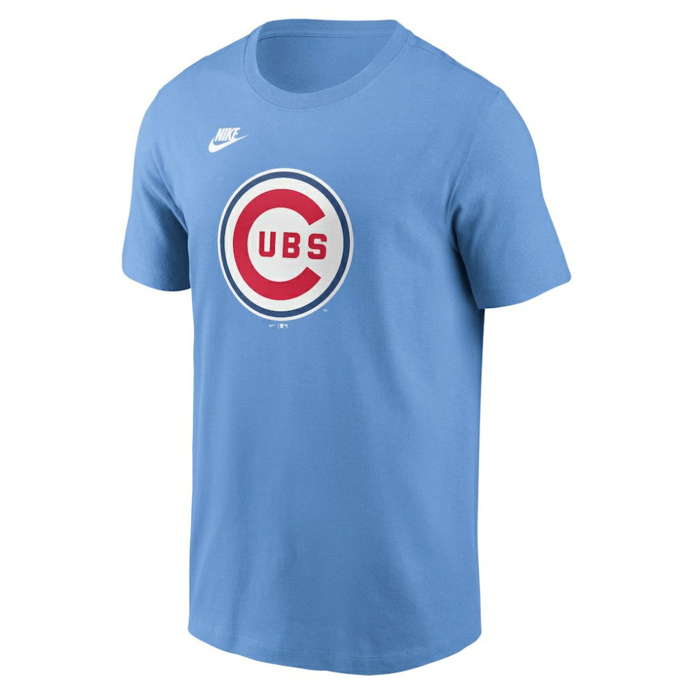 Chicago Cubs Nike Cooperstown Collection T-Shirt - Light Blue T-shirts