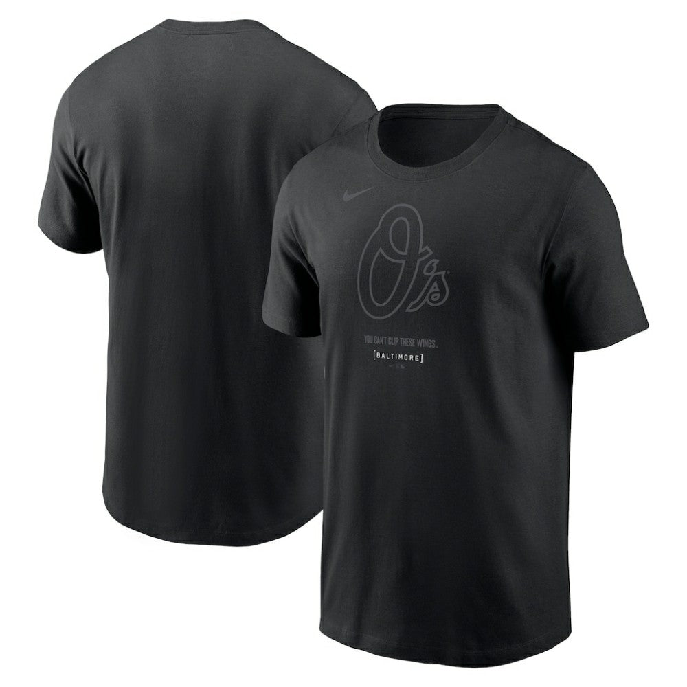 Baltimore Orioles Nike City Connect Large Logo T-Shirt - Black T-shirts