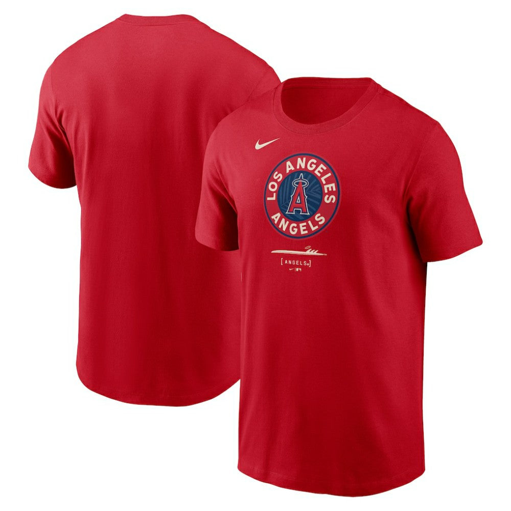Los Angeles Angels Nike City Connect Large Logo T-Shirt - Red T-shirts