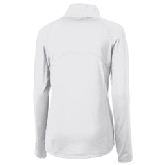 Philadelphia Eagles Cutter & Buck Women's Gridiron Classics Logo Adapt Eco Knit Stretch Recycled Half-Zip Pullover Top - White Pullover