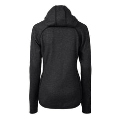 Philadelphia Eagles Cutter & Buck Women's Gridiron Classics Logo Mainsail Sweater-Knit Full-Zip Hoodie - Heather Charcoal Hoodies