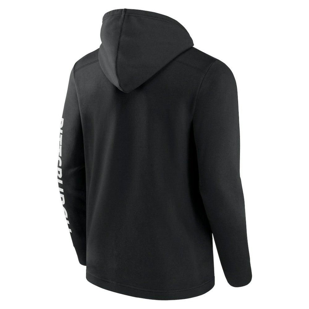 Pittsburgh Pirates Fanatics Ace Hoodie Full-Zip Sweatshirt - Black Hoodies