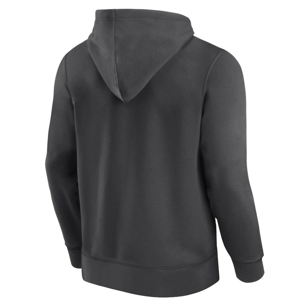 Fanatics Baltimore Orioles Black Plan for Adversity Henley Fleece Pullover Hoodie Hoodies