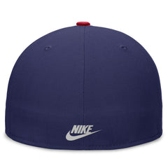 Atlanta Braves Nike Rewind Cooperstown True Performance Fitted Hat - Royal/Red Hats
