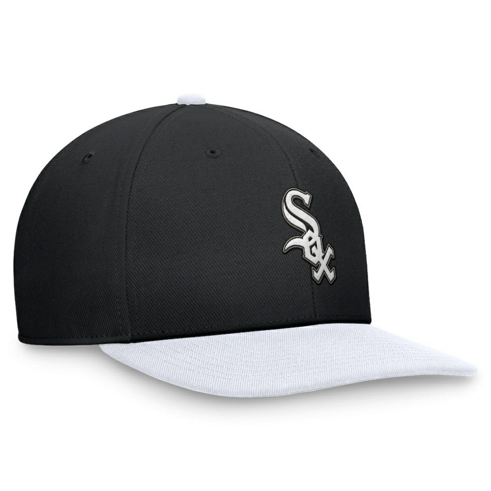 Chicago White Sox Nike Two-Tone Snapback Hat - Black/White Hats