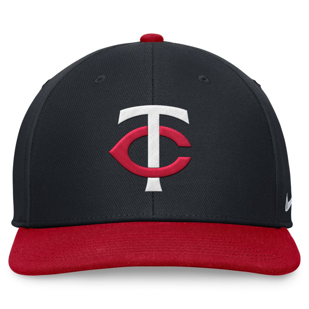 Minnesota Twins Nike Two-Tone Snapback Hat - Navy/Red Hats