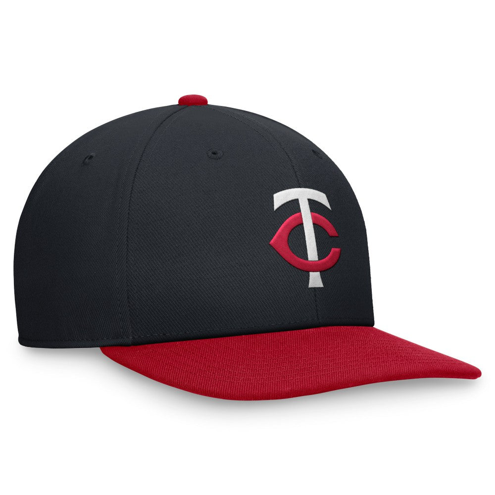 Minnesota Twins Nike Two-Tone Snapback Hat - Navy/Red Hats