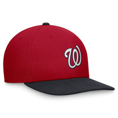 Washington Nationals Nike Two-Tone Snapback Hat - Red/Navy Hats