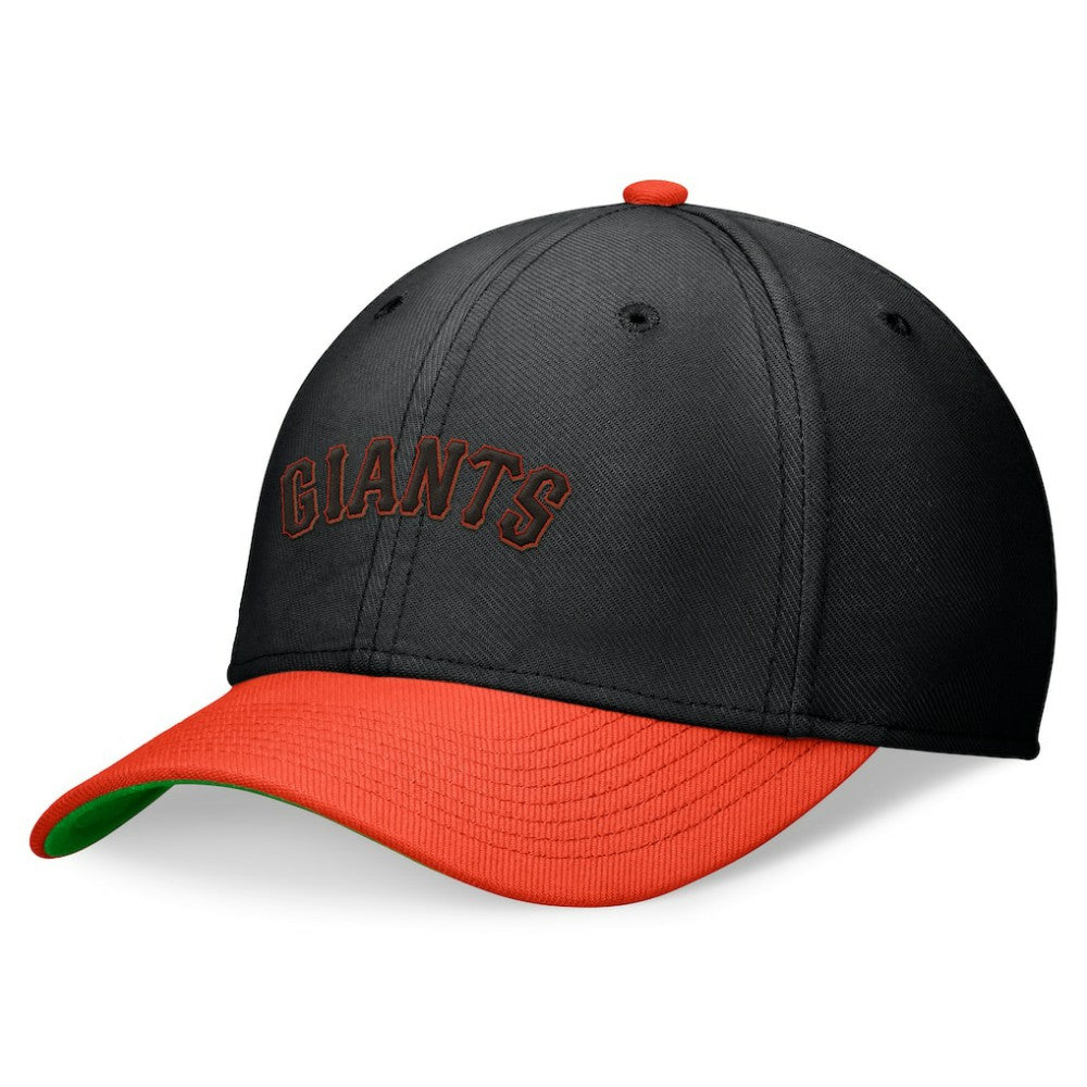 San Francisco Giants Nike Cooperstown Collection Rewind Swooshflex Performance Hat - Black/Orange Hats