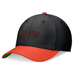 San Francisco Giants Nike Cooperstown Collection Rewind Swooshflex Performance Hat - Black/Orange Hats