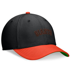 San Francisco Giants Nike Cooperstown Collection Rewind Swooshflex Performance Hat - Black/Orange Hats