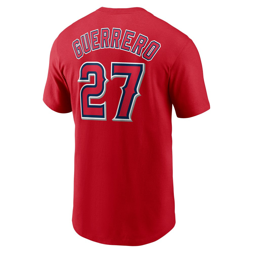 Vladimir Guerrero Los Angeles Angels Nike Fuse Name & Number T-Shirt - Red T-shirts