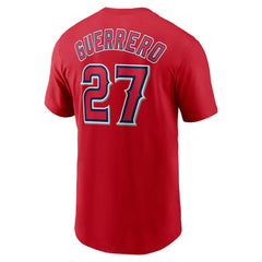 Vladimir Guerrero Los Angeles Angels Nike Fuse Name & Number T-Shirt - Red T-shirts