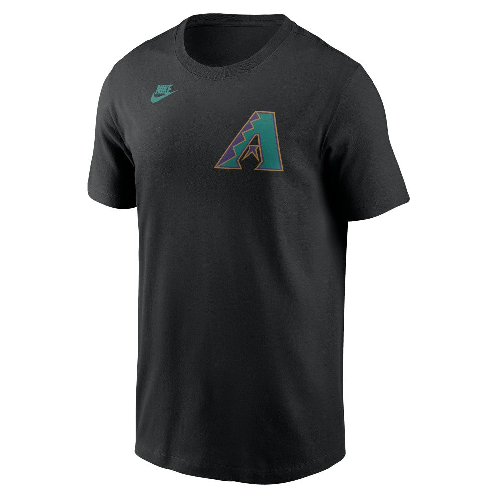 Randy Johnson Arizona Diamondbacks Nike Fuse Name & Number T-Shirt - Black T-shirts