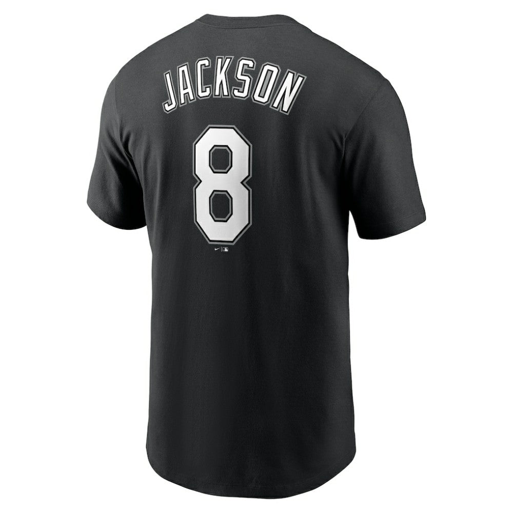 Bo Jackson Chicago White Sox Nike Cooperstown Collection Fuse Name & Number T-Shirt - Black T-shirts