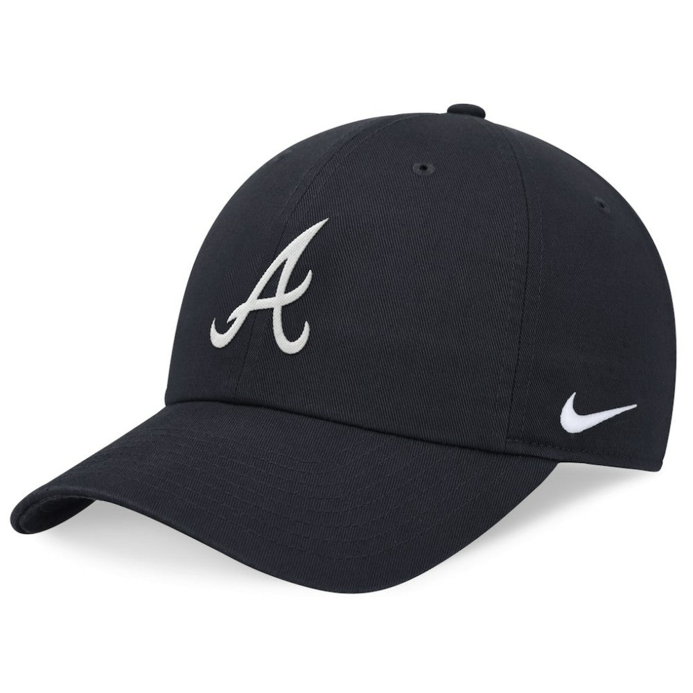 Atlanta Braves Nike Club Adjustable Hat - Navy Hats