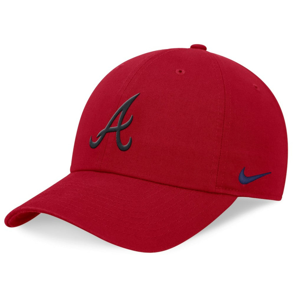 Atlanta Braves Nike Club Adjustable Hat - Red Hats