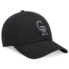 Colorado Rockies Nike Club Adjustable Hat - Black Hats