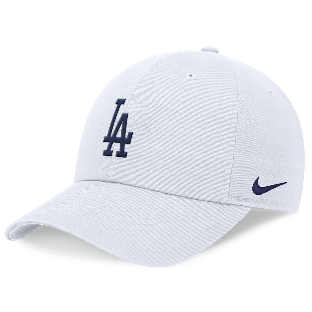 Los Angeles Dodgers Nike Club Adjustable Hat - White Hats