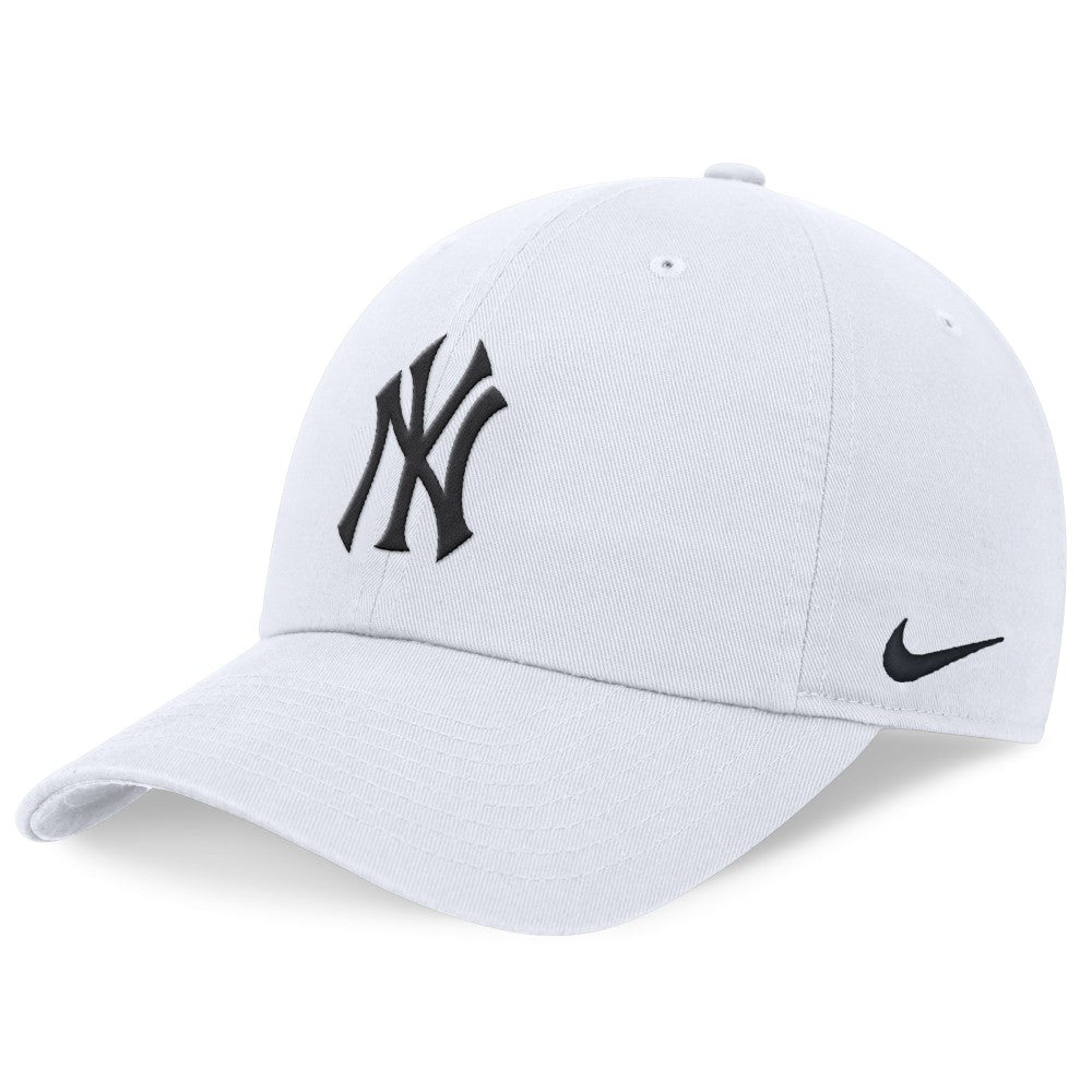 New York Yankees Nike Club Adjustable Hat - White Hats