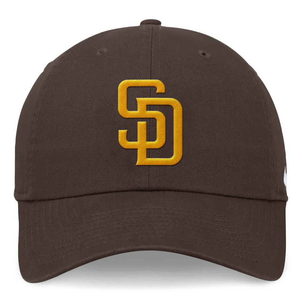 San Diego Padres Nike Club Adjustable Hat - Brown Hats
