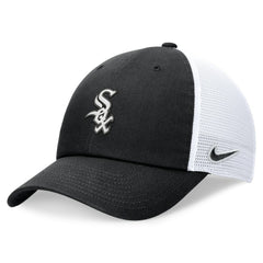Chicago White Sox Nike Club Trucker Adjustable Hat - Black Hats