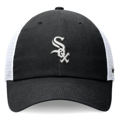 Chicago White Sox Nike Club Trucker Adjustable Hat - Black Hats