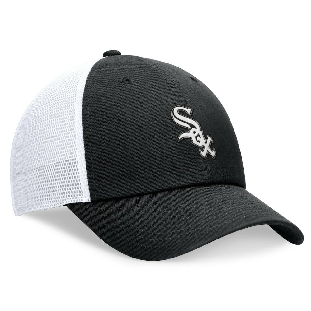 Chicago White Sox Nike Club Trucker Adjustable Hat - Black Hats